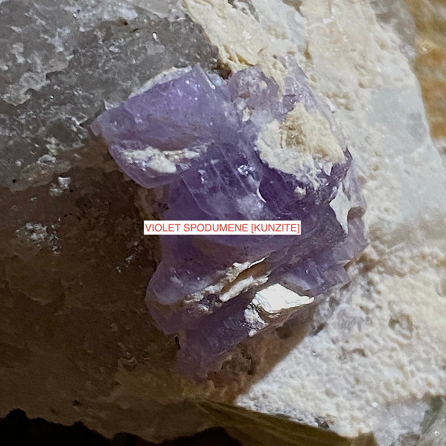 SPODUMENE ETC : DARA-E-PECH PEGMATITE FIELD, KUNAR, AFGHANISTAN 144g MF4504