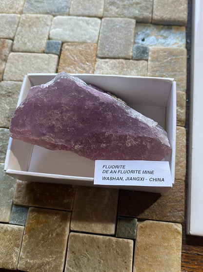FLUORITE FROM DE'AN FLUORITE MINE, WASHAN, JIANGXI, CHINA. 175g MF5129