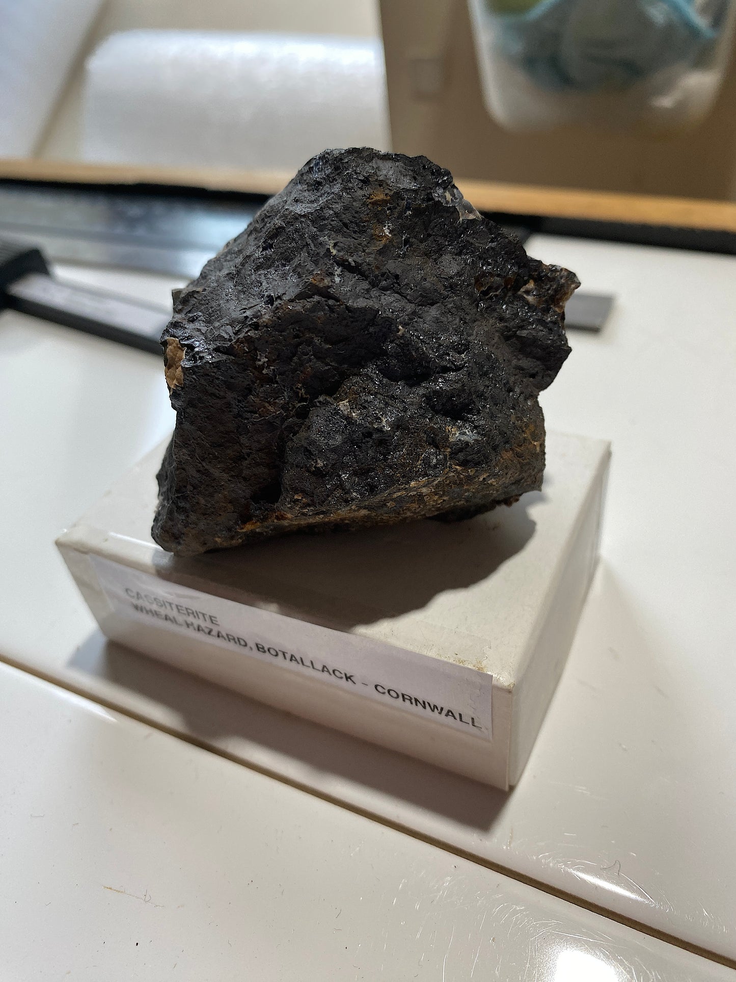 CASSITERITE TIN ORE : WHEAL HAZARD, BOTALLACK, ST JUST, CORNWALL  253g MF5130