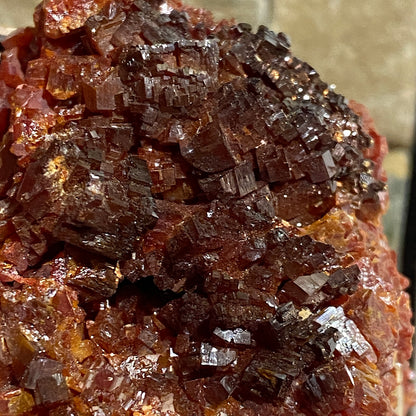 VANADINITE ON MATRIX - MIBLADEN MINING DISTRICT, DRAA-TAFILALET, MOROCCO 543g MF4505