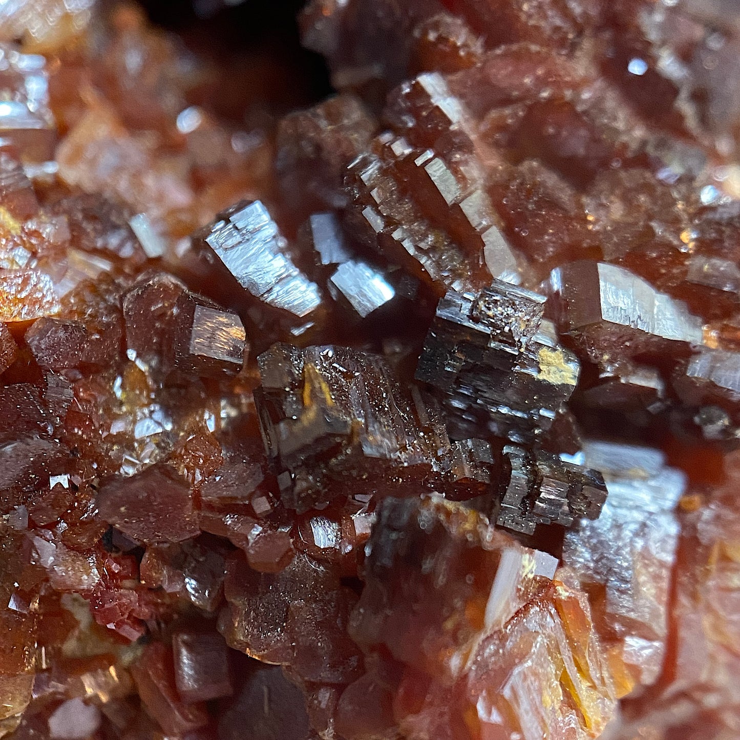VANADINITE ON MATRIX - MIBLADEN MINING DISTRICT, DRAA-TAFILALET, MOROCCO 543g MF4505