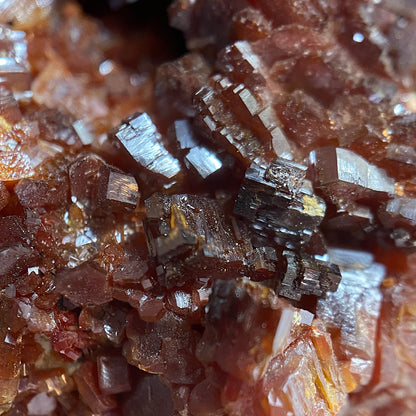 VANADINITE ON MATRIX - MIBLADEN MINING DISTRICT, DRAA-TAFILALET, MOROCCO 543g MF4505