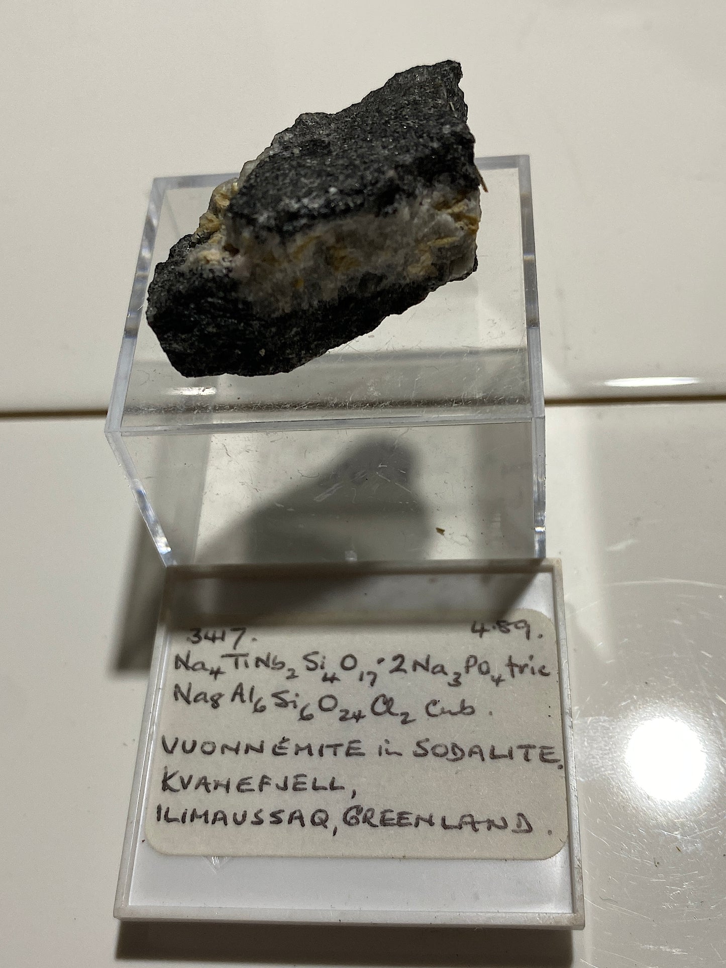 VUONNETITE WITH SODALITE [ETC] : KVANEFJELD, ILIMAUSSAQ COMPLEX, GREENLAND 13g MF5133