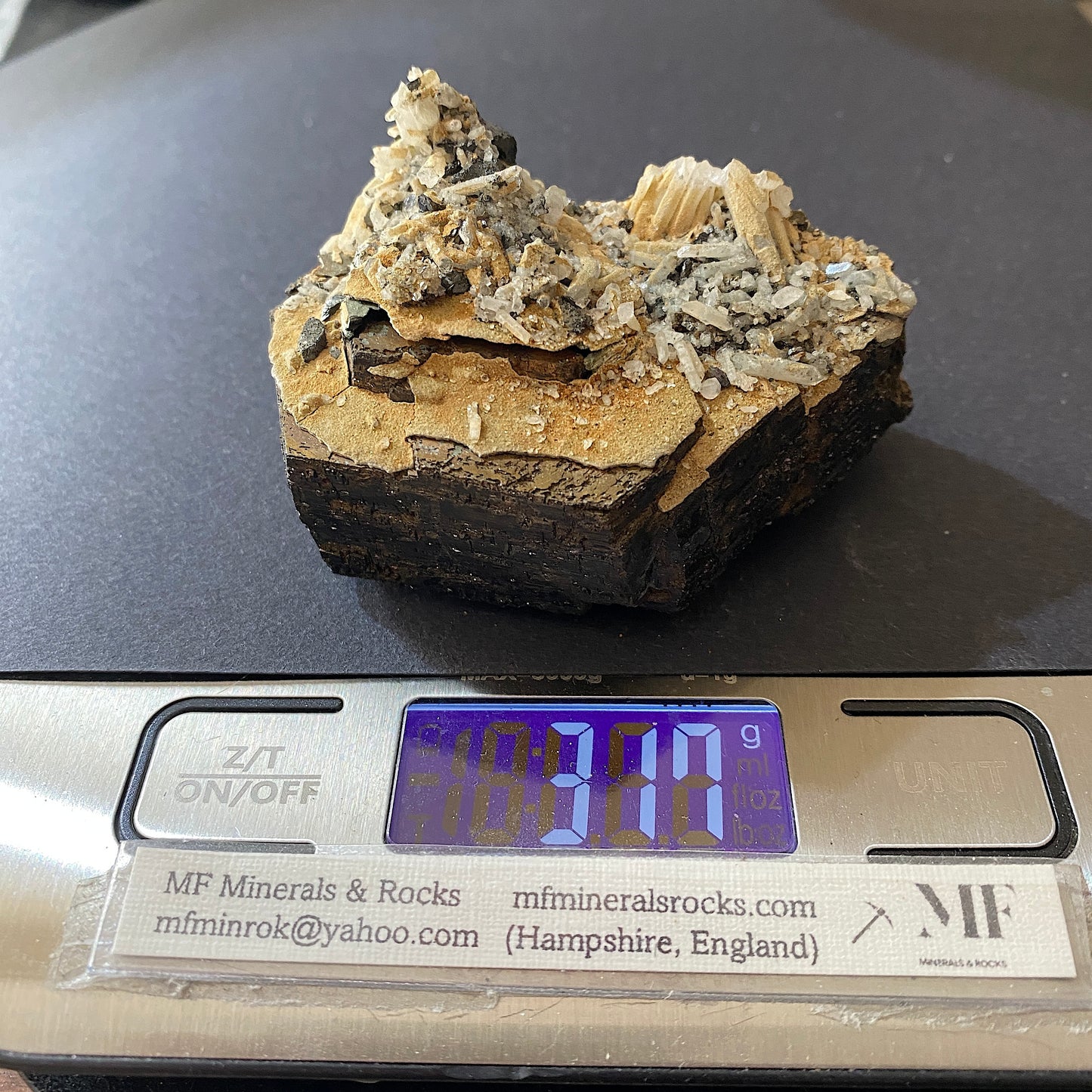 PYRRHOTITE RARE SPÉCIMEN DE DALNEGORSK, RUSSIE 312g MF6783