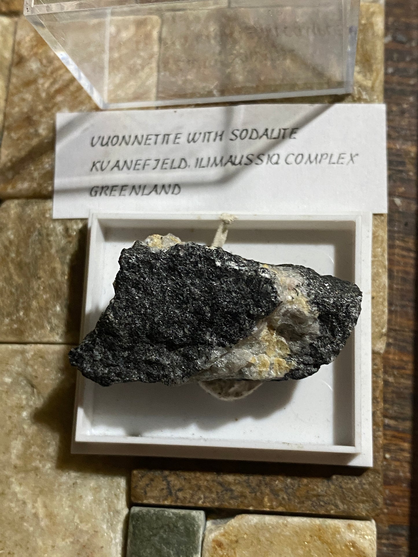 VUONNETITE WITH SODALITE [ETC] : KVANEFJELD, ILIMAUSSAQ COMPLEX, GREENLAND 13g MF5133