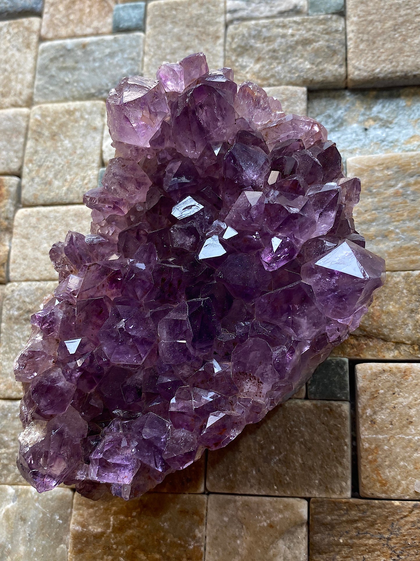 AMETHYST QUARTZ : ANINI MINE, SANTA CRUZ, BOLIVIA. 317g. MF5135