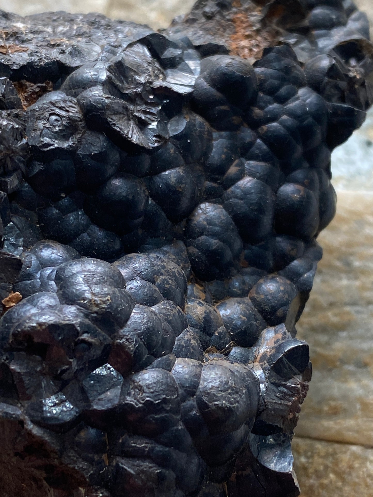 GOETHITE : WHEAL OWLES, BOTALLACK, ST JUST, CORNWALL  168g. MF5136