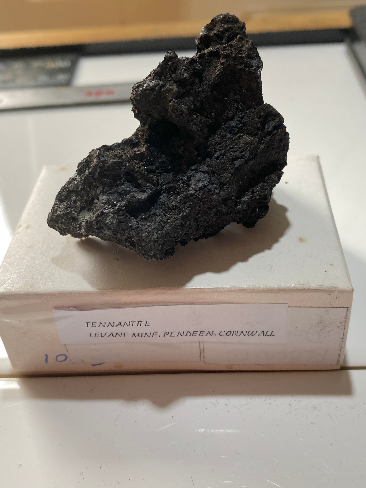 TENNANTITE : LEVANT MINE, PENDEEN, CORNWALL. 98g MF5142