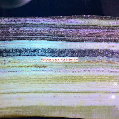 BANDED ARAGONITE : LYON COUNTY, NEVADA. U.S.A.   1274g.   MF4515