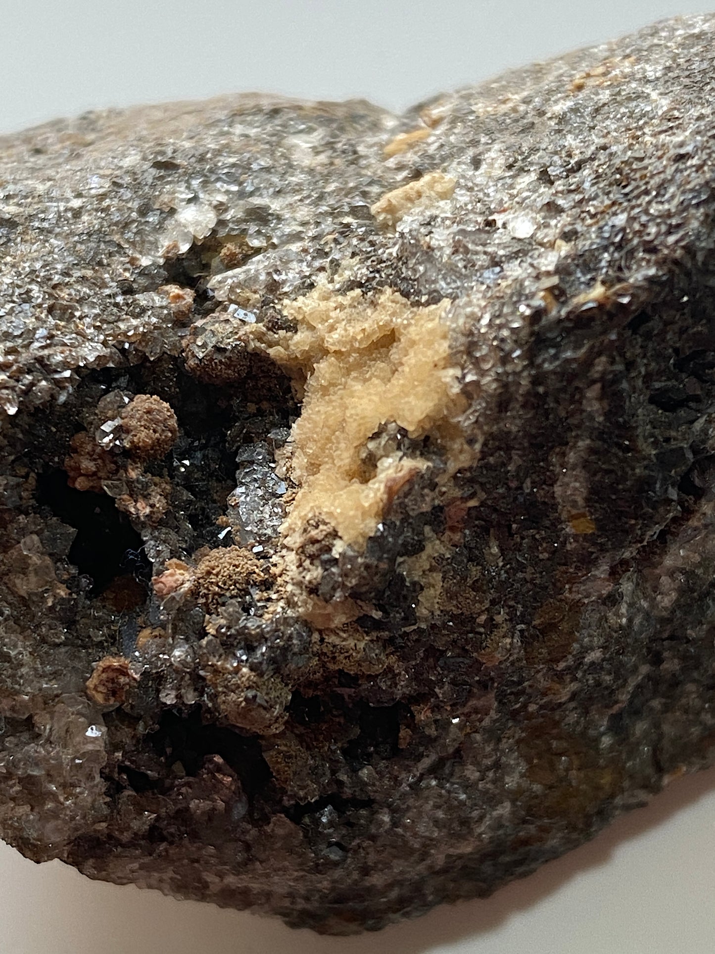 SIDERITE [ETC] : HARRIETS SHAFT, DOLCOATH MINE, ST JUST CORNWALL 57g MF5144