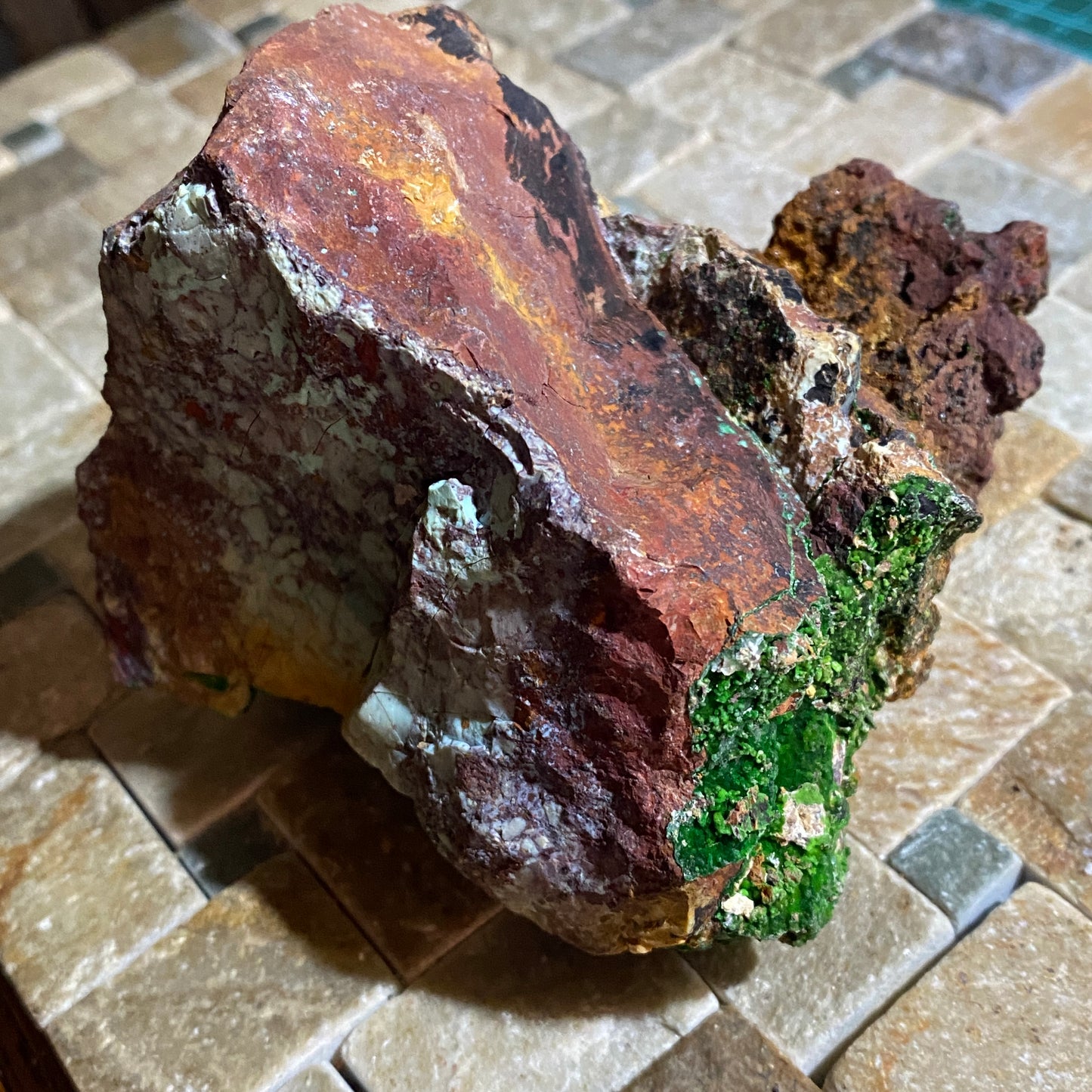 CONICHALCITE WITH CHRYSOCOLLA [ETC] : GOLD HILL MINE, TOOELE COUNTY, UTAH -U.S.A. 424g MF4518