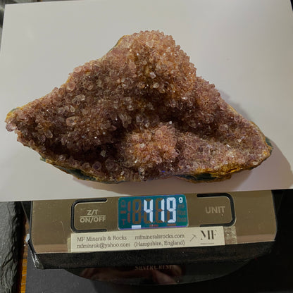 AMETHYST QUARTZ CRYSTAL ASSEMBLAGE - AMETISTA DO SUL, BRAZIL 419g MF4520