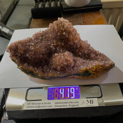 AMETHYST QUARTZ CRYSTAL ASSEMBLAGE - AMETISTA DO SUL, BRAZIL 419g MF4520