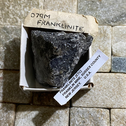 FRANKLINITE [ETC] - FRANKLIN MINE, SUSSEX COUNTY, NEW JERSEY, U.S.A. 40g MF4181