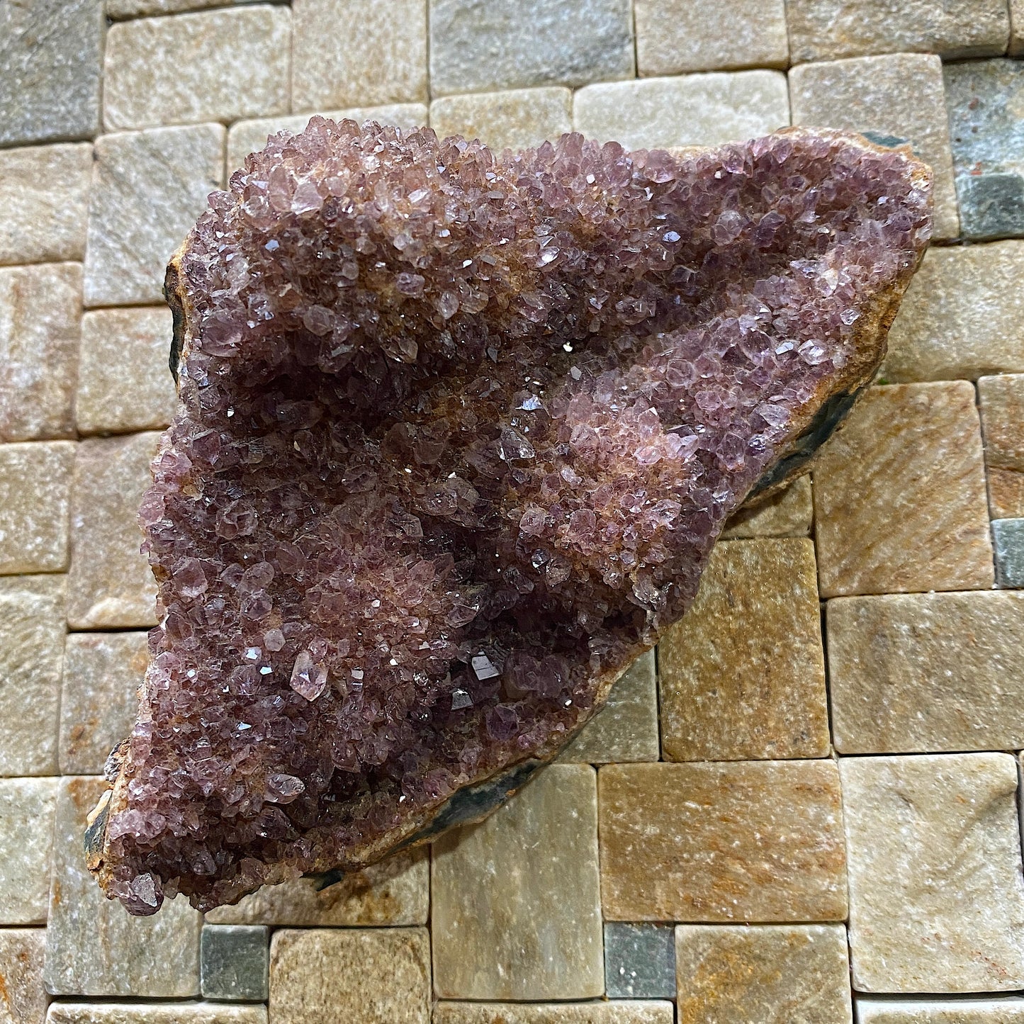 AMETHYST QUARTZ CRYSTAL ASSEMBLAGE - AMETISTA DO SUL, BRAZIL 419g MF4520