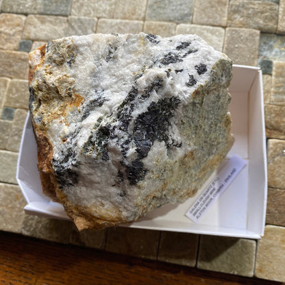 GALENA IN QUARTZ - SMALCLEUGH MINE, ALSTON MOOR, CUMBRIA, ENGLAND 1119g MF4521