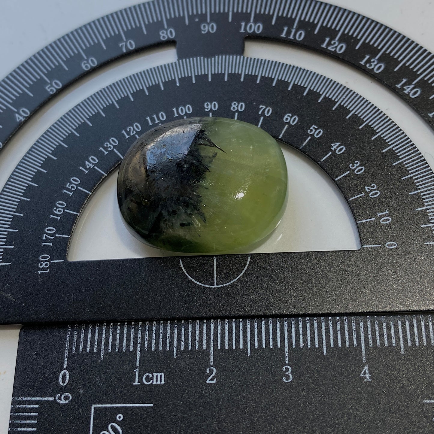 PREHNITE WITH EPIDOTE GEMSTONE : KAYES REGION, MALI, AFRICA LARGE 46.27Ct MFG5478