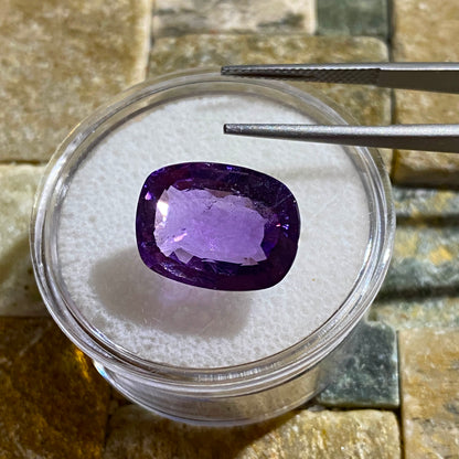 AMETHYST QUARTZ NATURAL GEMSTONE - KALOMO DISTRICT, ZAMBIA 9.99Ct  MFG5465