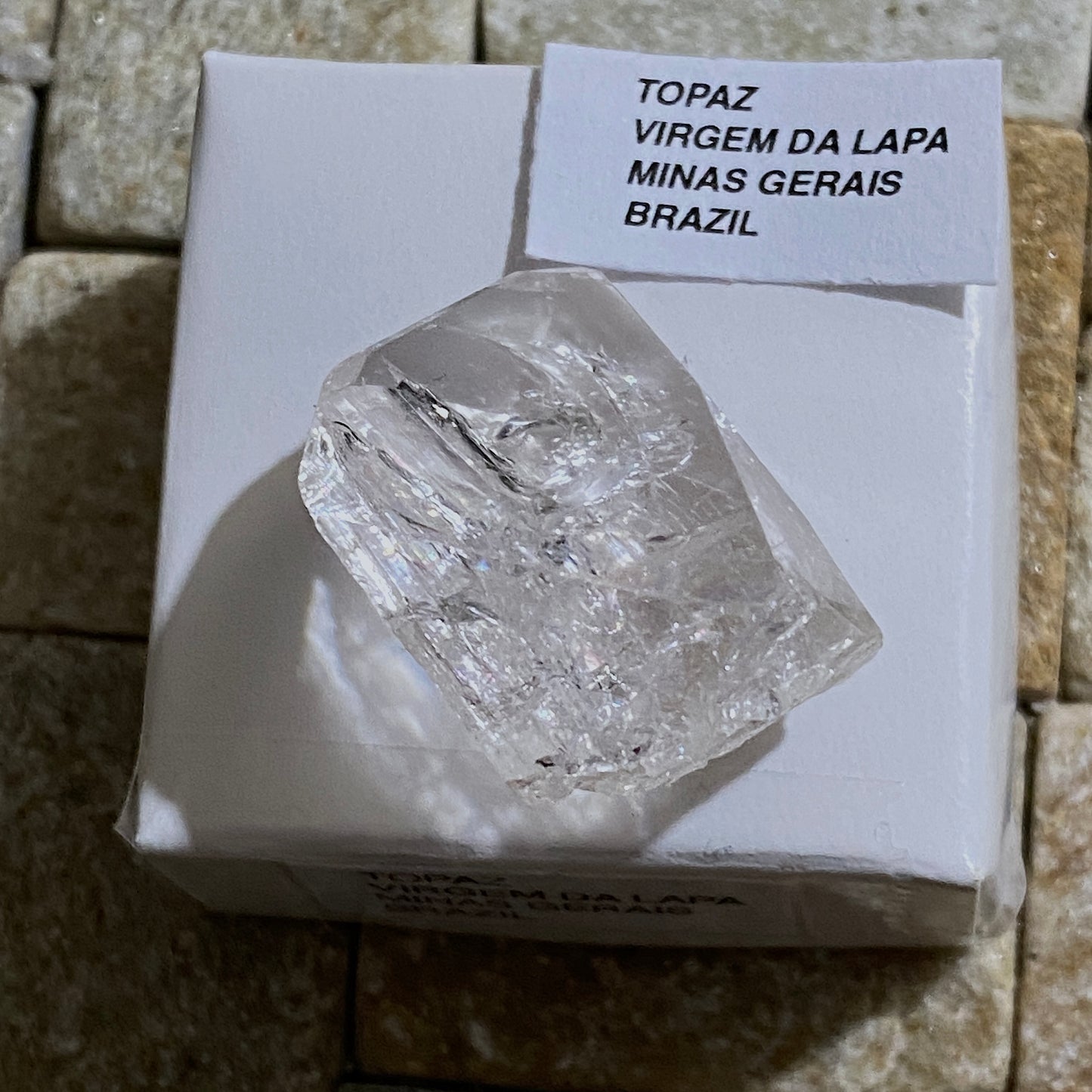 CRYSTALLINE TOPAZ - VIRGEM DA LAPA, MINAS GERAIS, BRAZIL