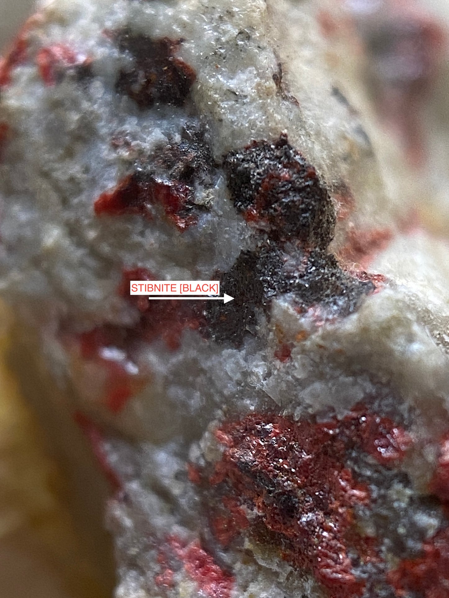 RARE SARABAUITE : SARABAU MINE, KUCHING, SARAWAK, MALAYSIA  4g  MF5156