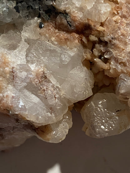 CHABAZITE WITH CALCITE [RARE SPECIMEN] : DEAN QUARRY, ST KEVERNE , CORNWALL 272g MF5154