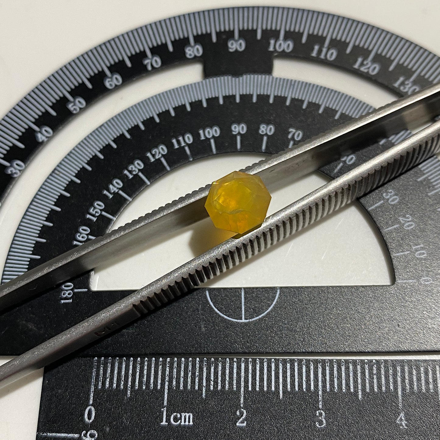 OCTAGON NATURAL MINED FIRE OPAL - AMHARA, ETHIOPIA 1.86Ct MFG5468