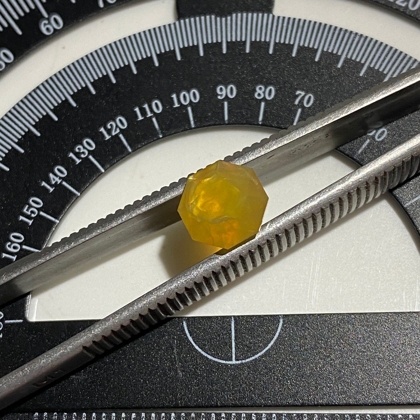 OCTAGON NATURAL MINED FIRE OPAL - AMHARA, ETHIOPIA 1.86Ct MFG5468