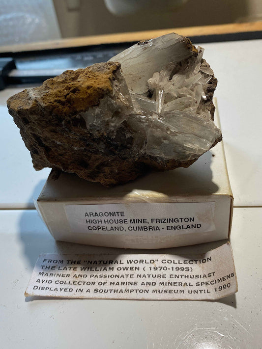 ARAGONITE : HIGH HOUSE MINE, FRIZINGTON, DOPELAND, CUMBRIA, ENGLAND 173g MF5155