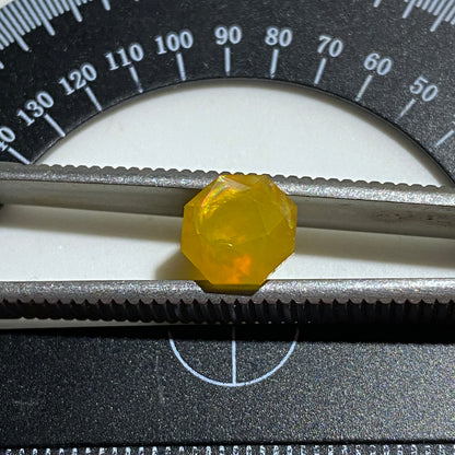 OCTAGON NATURAL MINED FIRE OPAL - AMHARA, ETHIOPIA 1.86Ct MFG5468