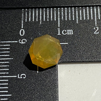 OCTAGON NATURAL MINED FIRE OPAL - AMHARA, ETHIOPIA 1.86Ct MFG5468