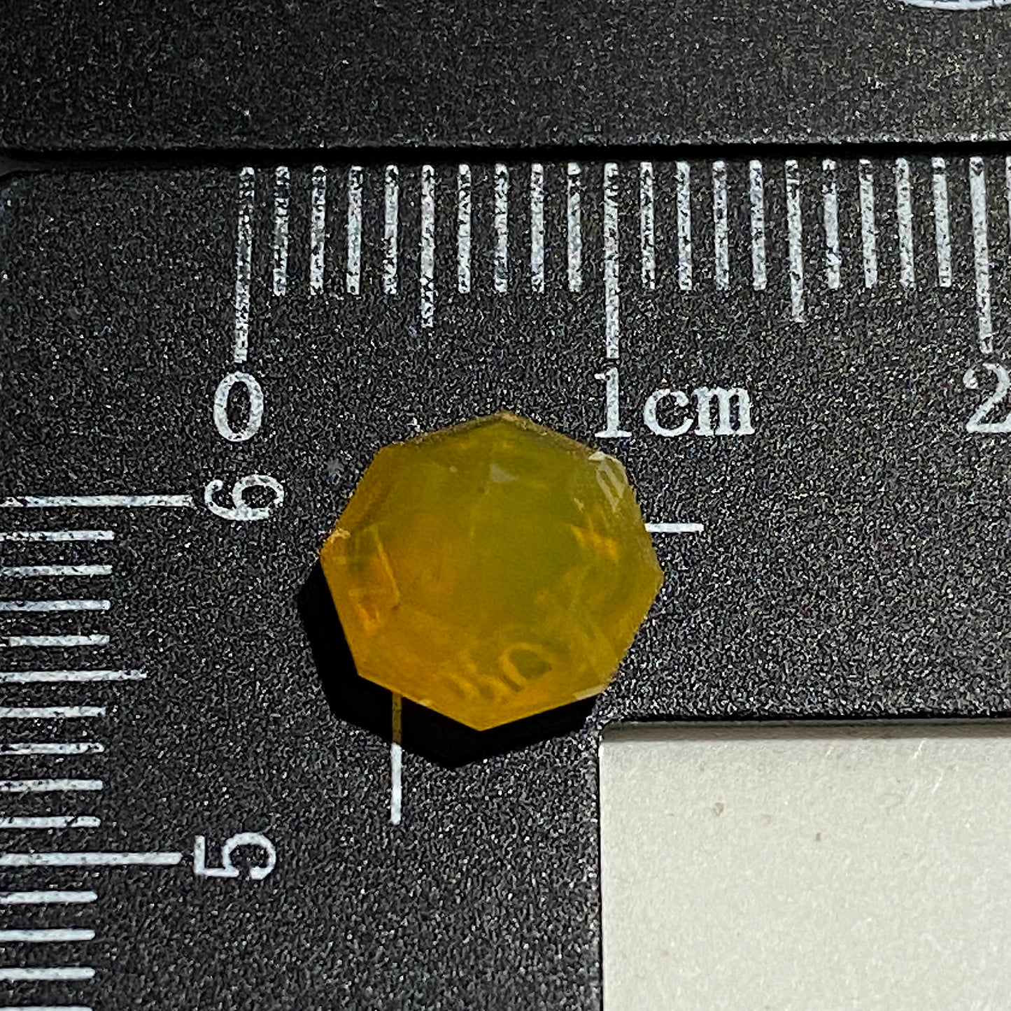 OCTAGON NATURAL MINED FIRE OPAL - AMHARA, ETHIOPIA 1.86Ct MFG5468
