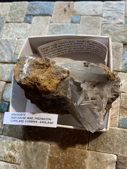 ARAGONITE : HIGH HOUSE MINE, FRIZINGTON, DOPELAND, CUMBRIA, ENGLAND 173g MF5155