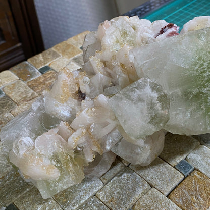 APOPHYLLITE BEAUTIFUL SPECIMEN FROM PUNE DISTRICT, MAHARASHTRA, INDIA. LARGE 1403g MF4188