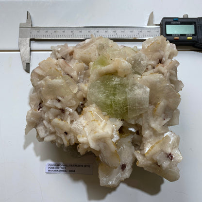 FLUORAPOPHYLLITE WITH STILBITE  - PUNE DISTRICT, MAHARASHTRA, INDIA LARGE 1057g MF4190