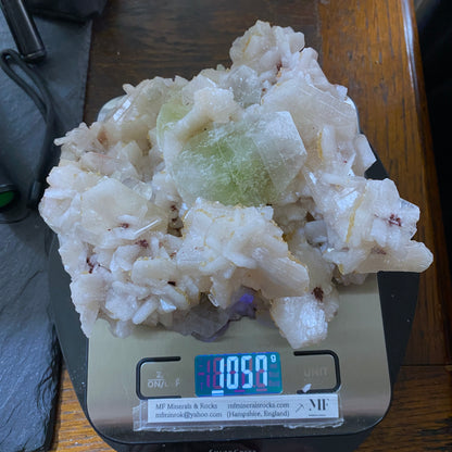 FLUORAPOPHYLLITE WITH STILBITE  - PUNE DISTRICT, MAHARASHTRA, INDIA LARGE 1057g MF4190