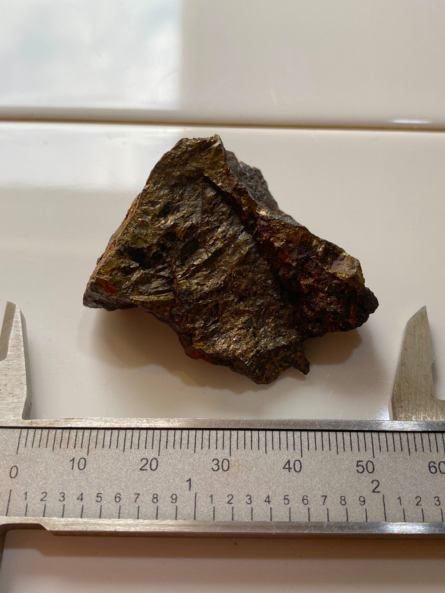 CHALCOPYRITE : BOTTINO MINE, STAZZEMA, TUSCANY, ITALY  49g MF5158