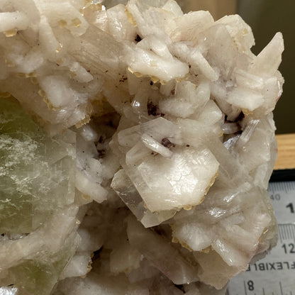 FLUORAPOPHYLLITE WITH STILBITE  - PUNE DISTRICT, MAHARASHTRA, INDIA LARGE 1057g MF4190