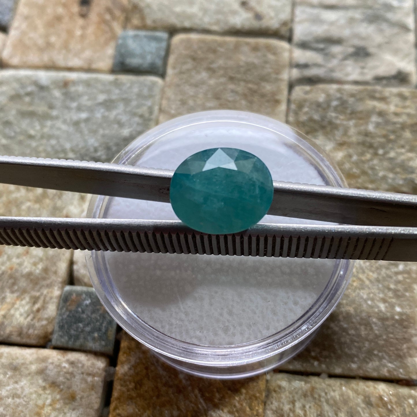 GRANDIDIERITE NATURAL GEMSTONE : VOHIBOLA, ANOSY, MADAGASCAR 6.52Ct MFG5466