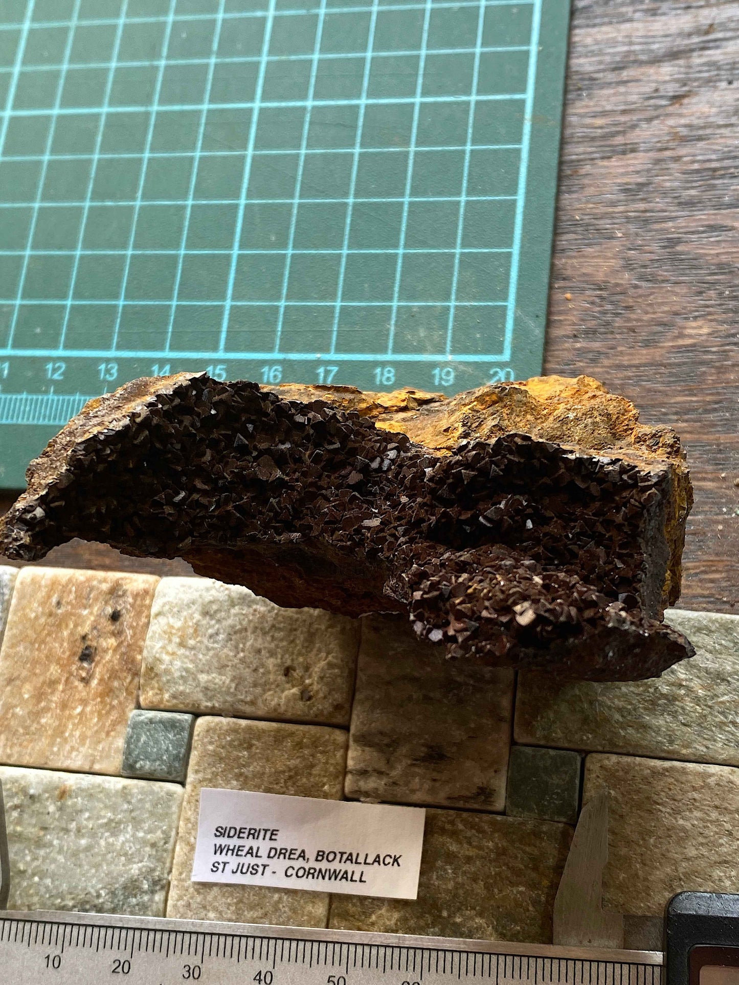 SIDERITE : WHEAL DREA, BOTALLACK, ST JUST, CORNWALL 205g MF5164