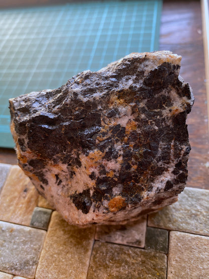 SPHALERITE WITH ANKERITE : NO 3 SHAFT, TREWETHEN MINE, ST KEW, CORNWALL 461g MF5168