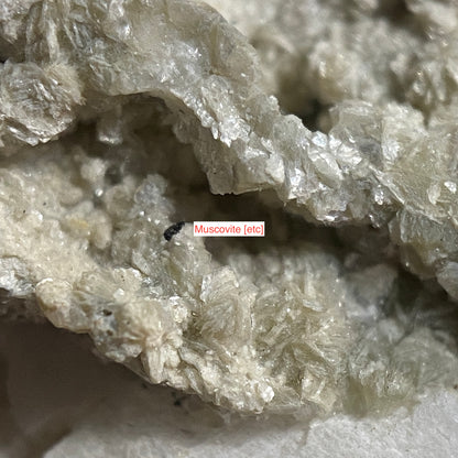 ALBITE/MICA WITH TRACES AQUAMARINE & TOURMALINE ETC : SHENGUS, ROUNDU DISTRICT, GILGIT-BALTISTAN.PAKISTAN