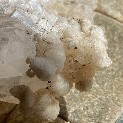 APOPHYLLITE ON CALCITE - REEDS GAP QUARRY, CONNECTICUT, U.S.A. 72g MF1950