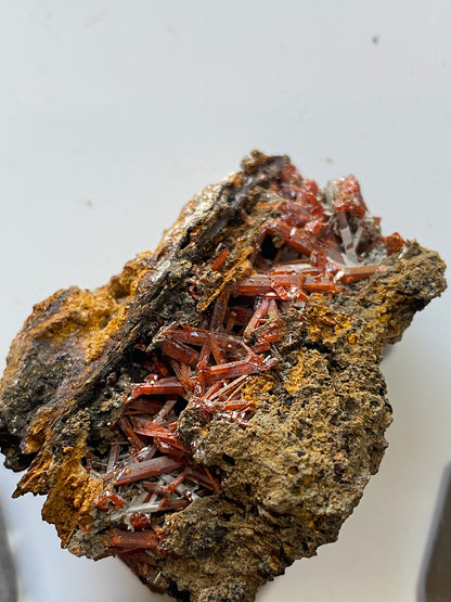 CROCOITE : ADELAIDE MINE, TASMANIA, AUSTRALIA. 37g. MF5172