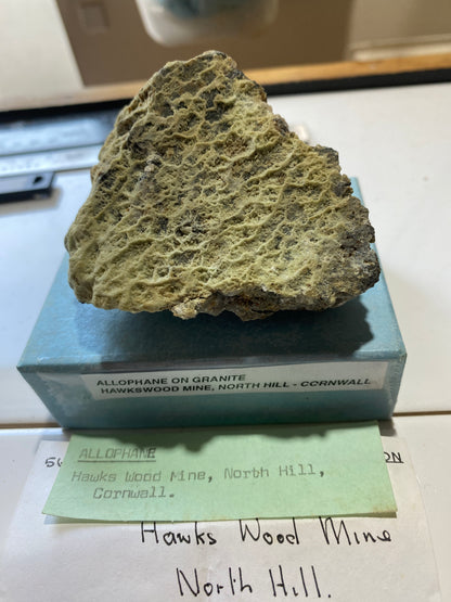 ALLOPHANE : HAWKSWOOD MINE, NORTH HILL, CORNWALL  175g MF5173