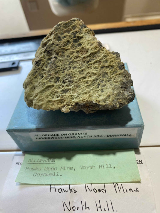 ALLOPHANE : HAWKSWOOD MINE, NORTH HILL, CORNWALL  175g MF5173