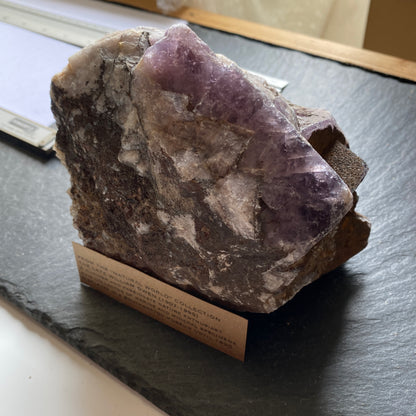 FLUORITE - FRAZER'S HUSH MINE, COUNTY DURHAM, ENGLAND SUBSTANTIAL 1804g MF1955