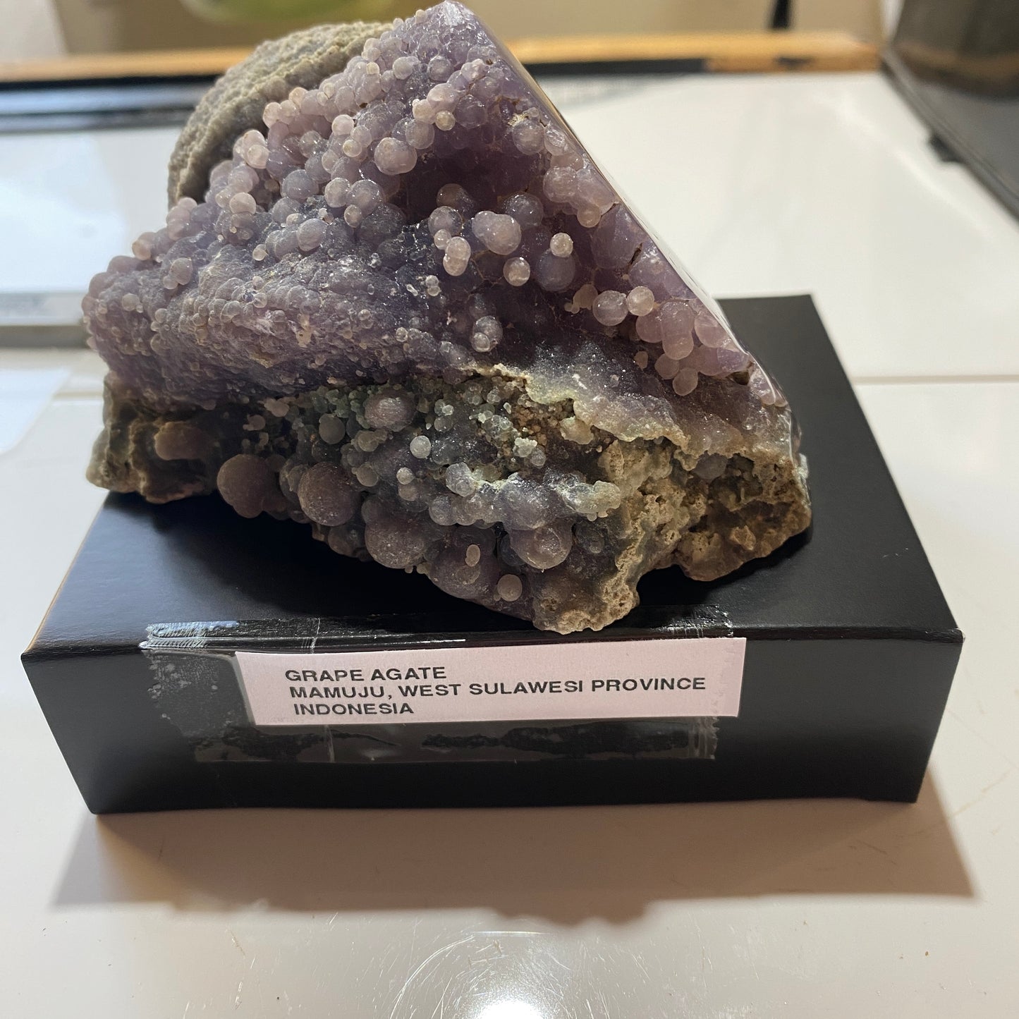 "GRAPE" AGATE : MAMAJU, WEST SULAWESI PROVINCE, INDONESIA 341g MF4531