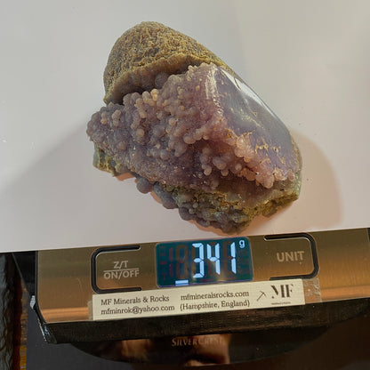"GRAPE" AGATE : MAMAJU, WEST SULAWESI PROVINCE, INDONESIA 341g MF4531