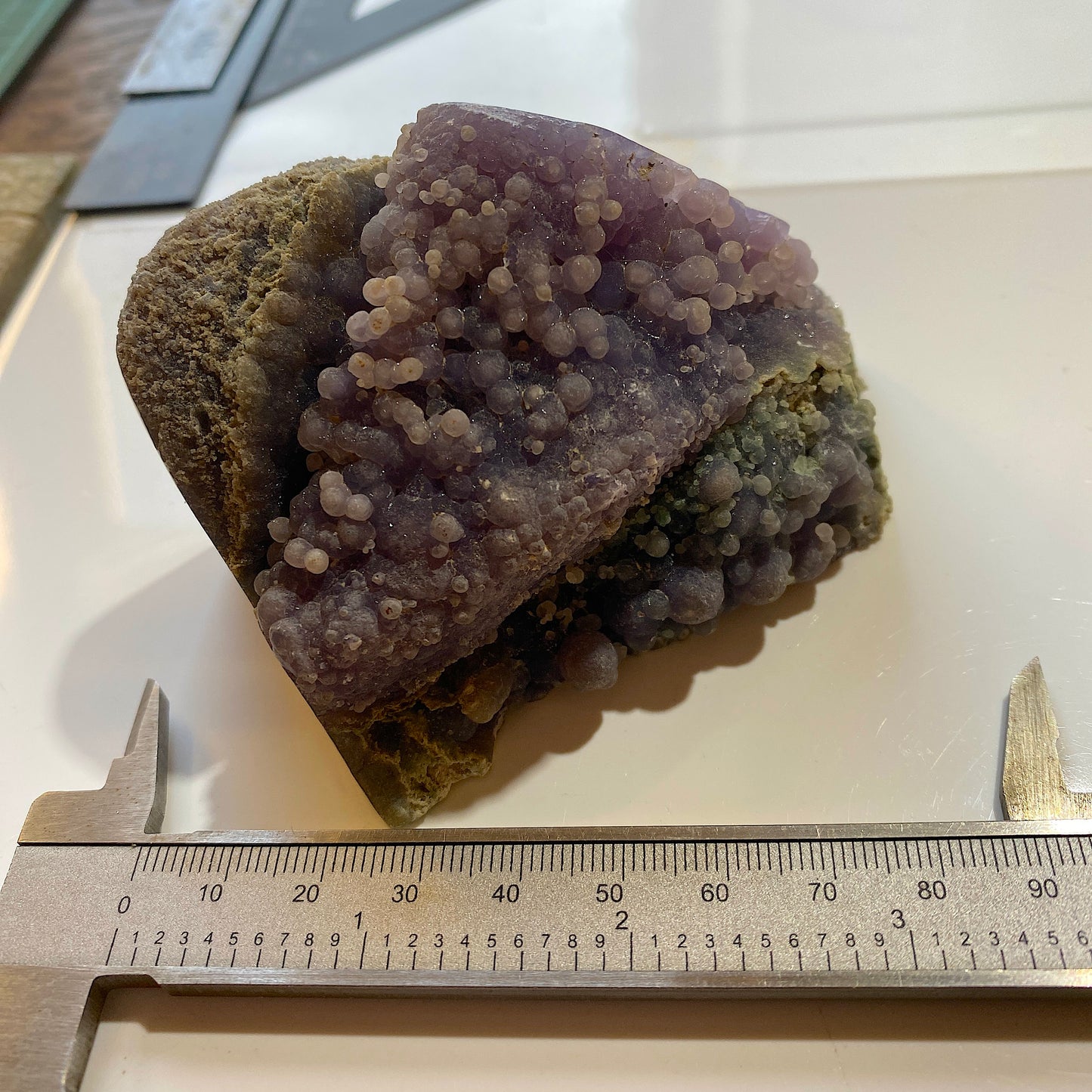 "GRAPE" AGATE : MAMAJU, WEST SULAWESI PROVINCE, INDONESIA 341g MF4531