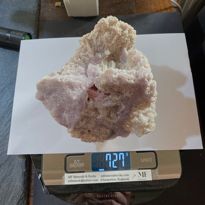 ELBAITE/QUARTZ/MICROCLINE ETC INTRIGUING SPECIMEN : PYINGYI TAUNG, MYANMAR 727g MF4532